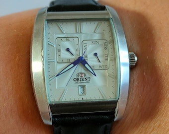 ORIENT スクエア 腕時計 Orient square watch, vintage orient watch, Automatic Watch
