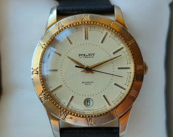 Rare montre classique Poljot, montres pour hommes, montre mécanique, montre rétro, montre mécanique vintage