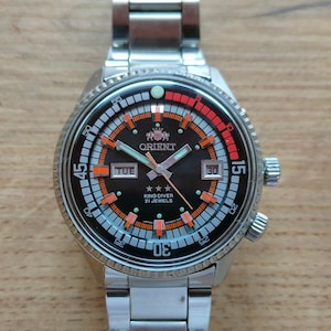 Orient King Diver Vintage watch, Rare model from 70s, Automatic watch, Original Japan watch, Divers watch
