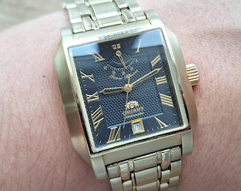 Orient Tank Power Reserve Watch, Square Orient Panzer