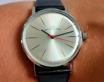 LUCH watch, slim rare watch, vintage watch, Wrist watches for men, Mechanical watch, Retro watch,