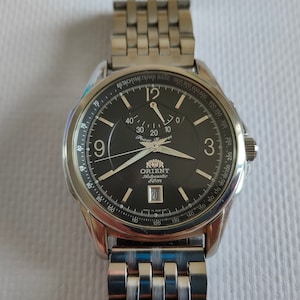 Vintage Orient Power Reserve Watch, Automatic Watch, Japan Watch
