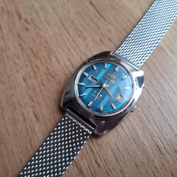 Ultra rare Orient Crystal watch with two-tone dia… - image 8