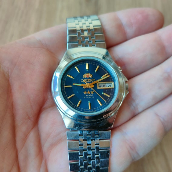 Orient blue watch, Vintage orient watch, Japan watch,… - Gem