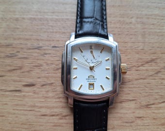Vintage Orient Power Reserve Watch, Japan Watch, Mens Watch