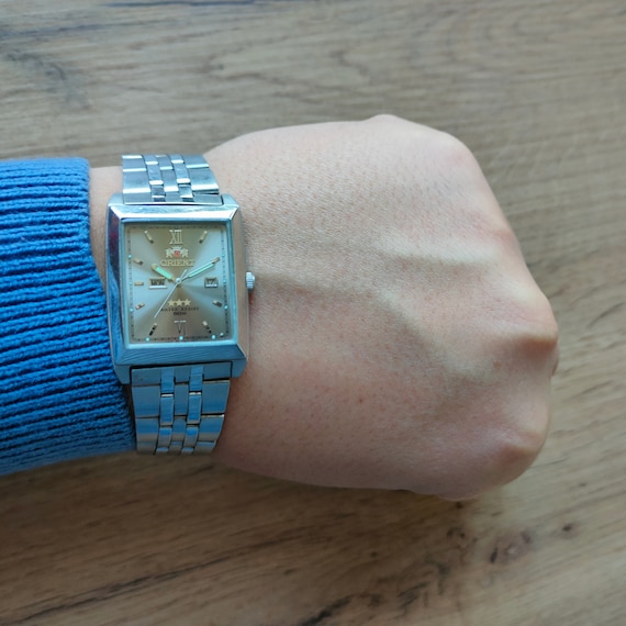 Square Orient watch, Automatic mechanical watch, … - image 4