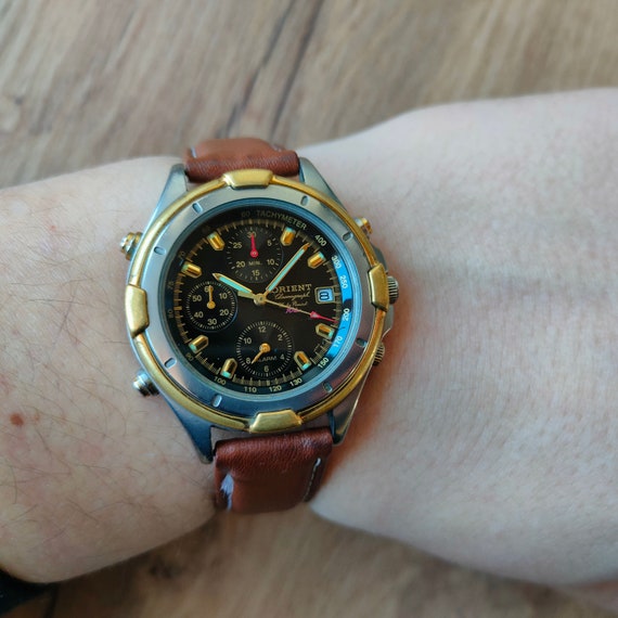 Orient alarm chronograph watch new arrivals