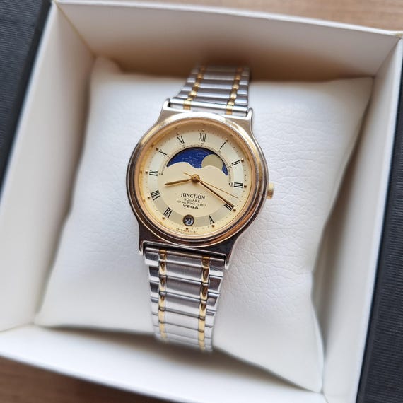Citizen Vega Junction Square Quartz Watch With Moon Phases