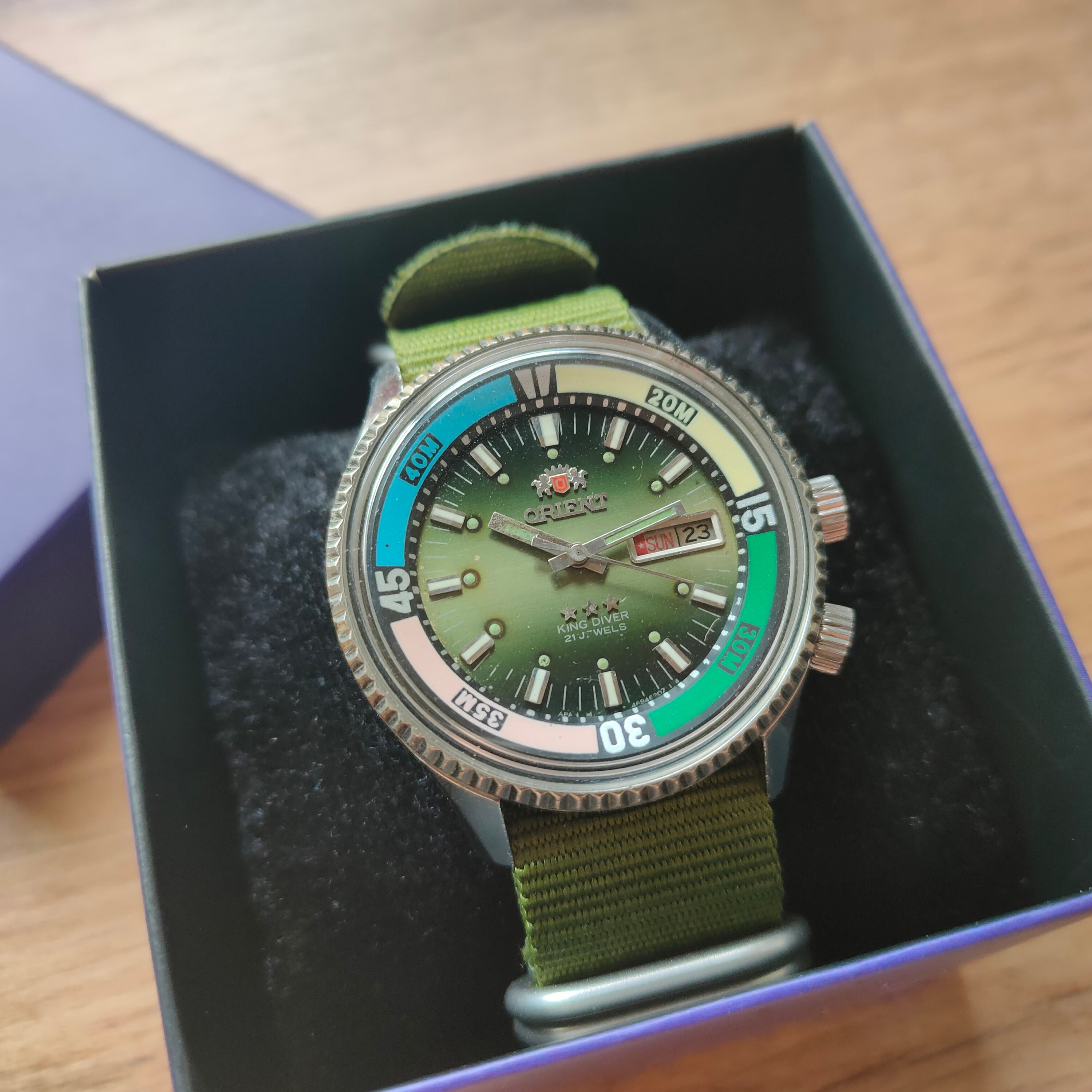 01 00-00-00 ORIENT KINGDIVER オリエント キングダイバー 30石