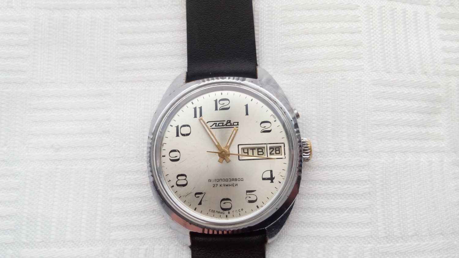 Vintage Men's Watch Slava Automatic Watch 27 Jewels - Etsy Australia