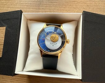 ラケタ時計 COPERNIC、コペルニクス ラケタ時計、月と太陽の時計