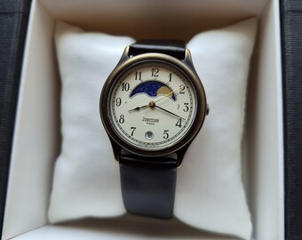 Citizen Vega Junction Square Quartz Watch With Moon Phases