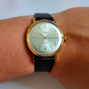 LUCH watch, slim rare watch, vintage watch, Wrist watches for men, Mechanical watch, Retro watch, classic mens watch