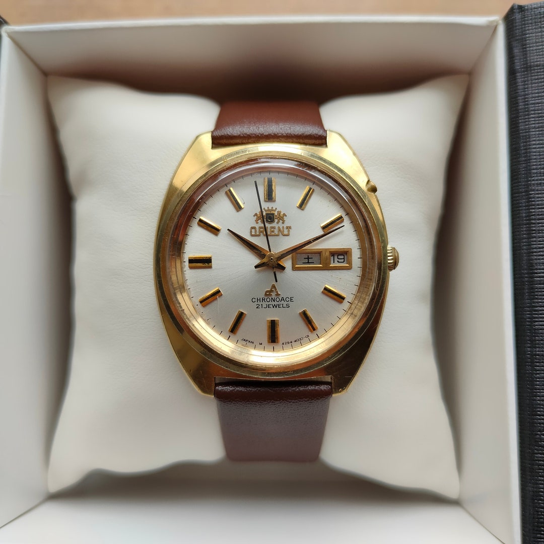A*i様 【極美品】アンティークORIENT AUTOMATIC SER2400 1980s ORIENT 21 Jewels Automatic Watch, Vintage Mechanical
