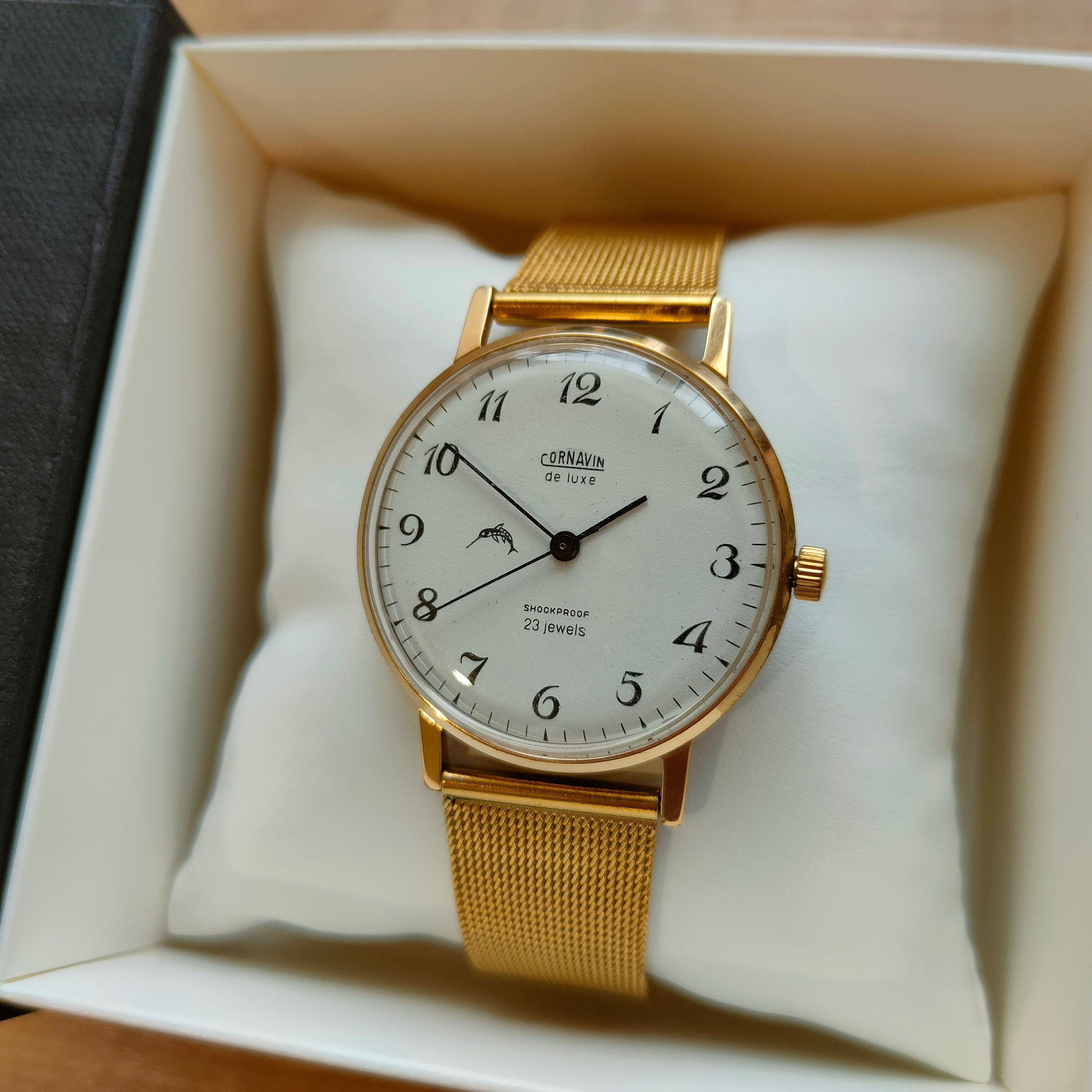 Reloj sovietico Cornavin caja y mecanismo muy delgados reloj blanco sovietico de la URSS reloj clasico reloj retro Etsy Mexico