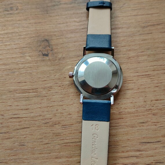 Rare blue soviet Luch watch, soviet watch, men wa… - image 8