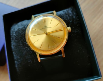Vintage watch LUCH, luch de luxe, Ultra rare watch, Wrist watches for men, Mechanical watch, Retro watch, men watch,