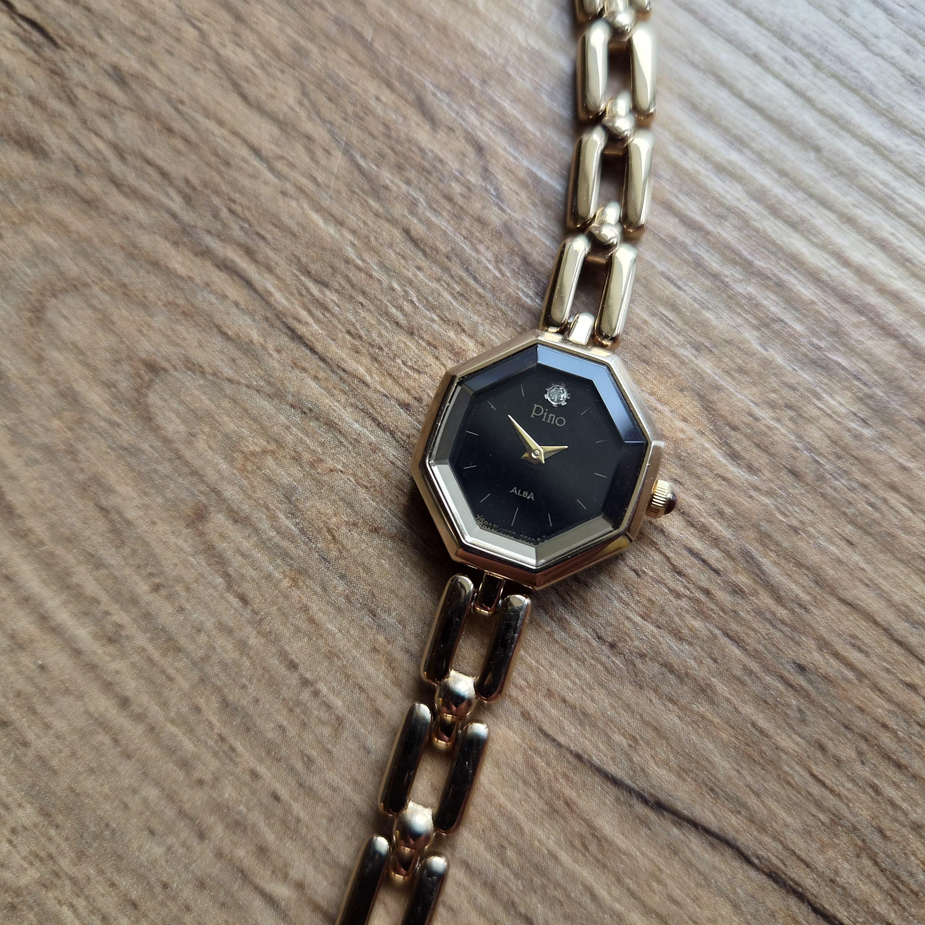 Seiko Alba Pino Watch, Quartz Watch, Womens Watch, Gift for Her