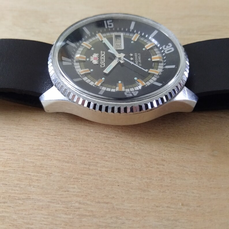 Orient King Diver Day Date Sub 40 Mt, 1980 - Vecchio E Bello - Foto 5