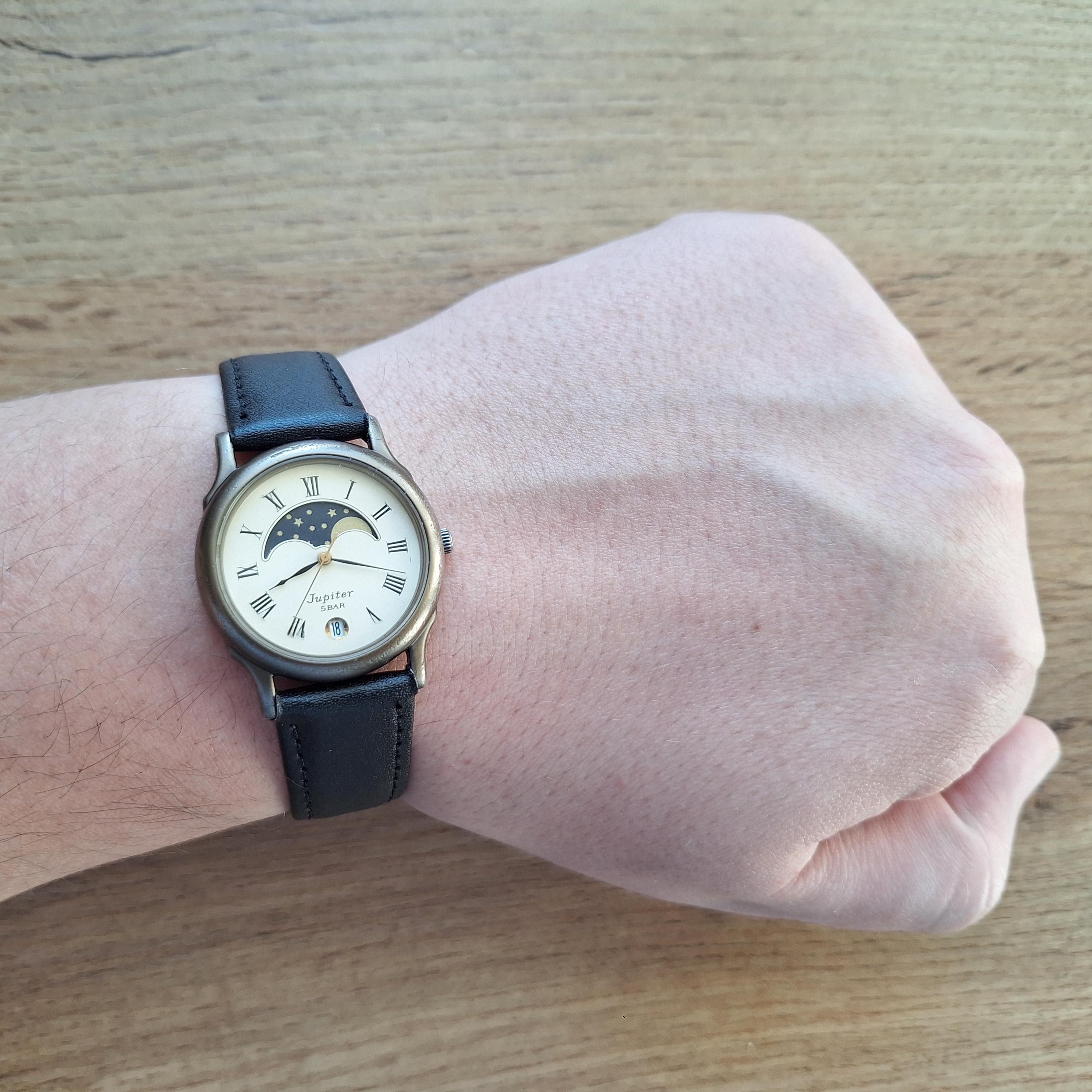 Orient Jupiter Watch With Moon Phases Calendar, Moon Watch