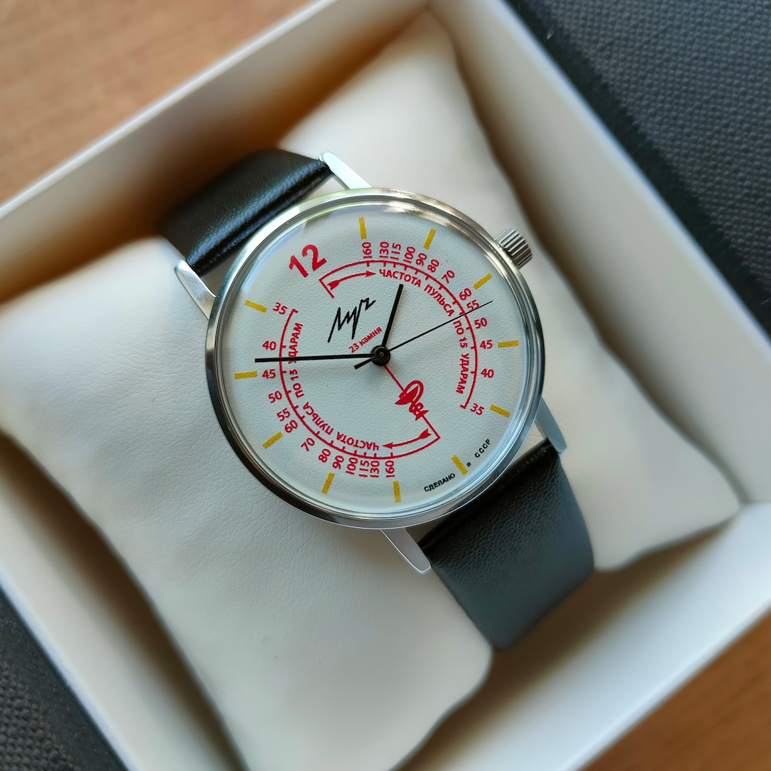 Buy Vintage Medical Watch Luch Pulsometer Watch Pulse Meter Scale, Gift for  Doctor, Medical Watch, Doctors Watch, Online in India