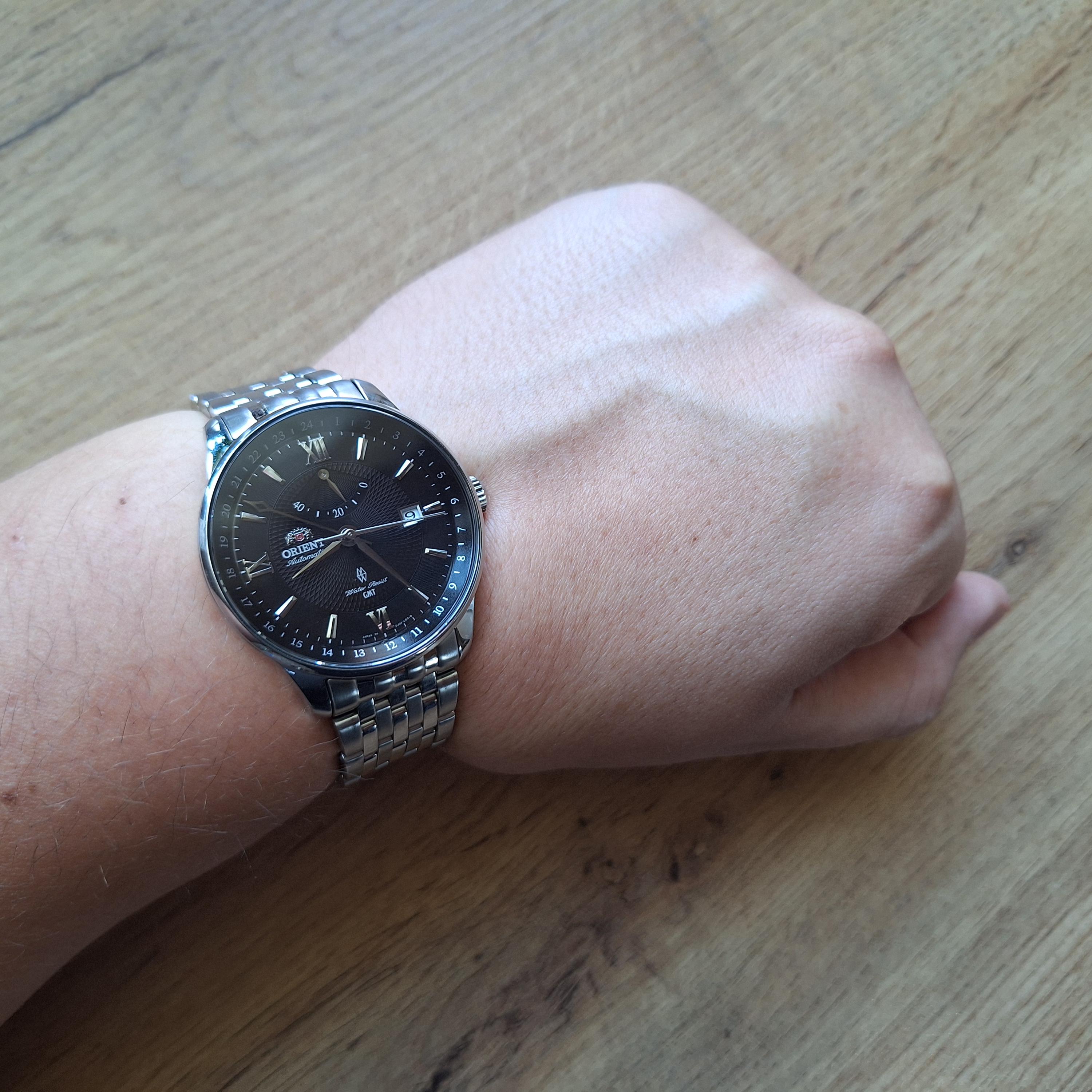Orient GMT Watch With Power Reserve, Rare Japan Watch