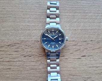 Vintage Orient Power Reserve Automatic Watch - Blue Dial, Japan