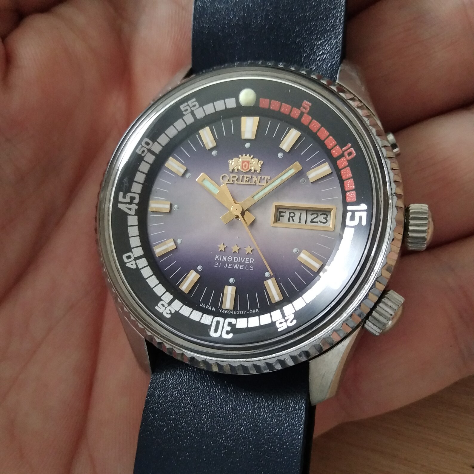 Vintage Orient King Diver Mechanical Automatic Watch Japan Etsy