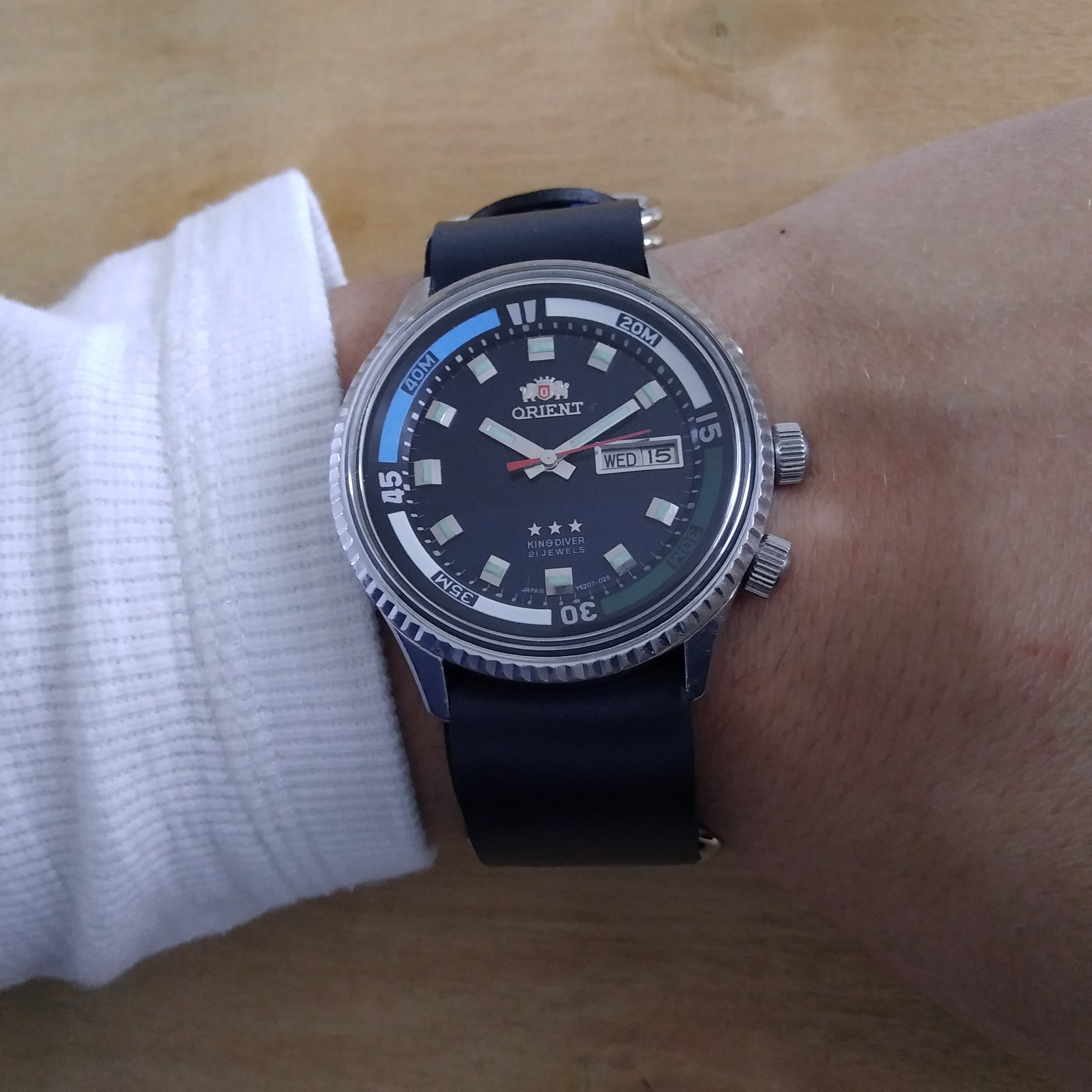 Vintage Orient King Diver Watch, Automatic Watch, Vintage Orient