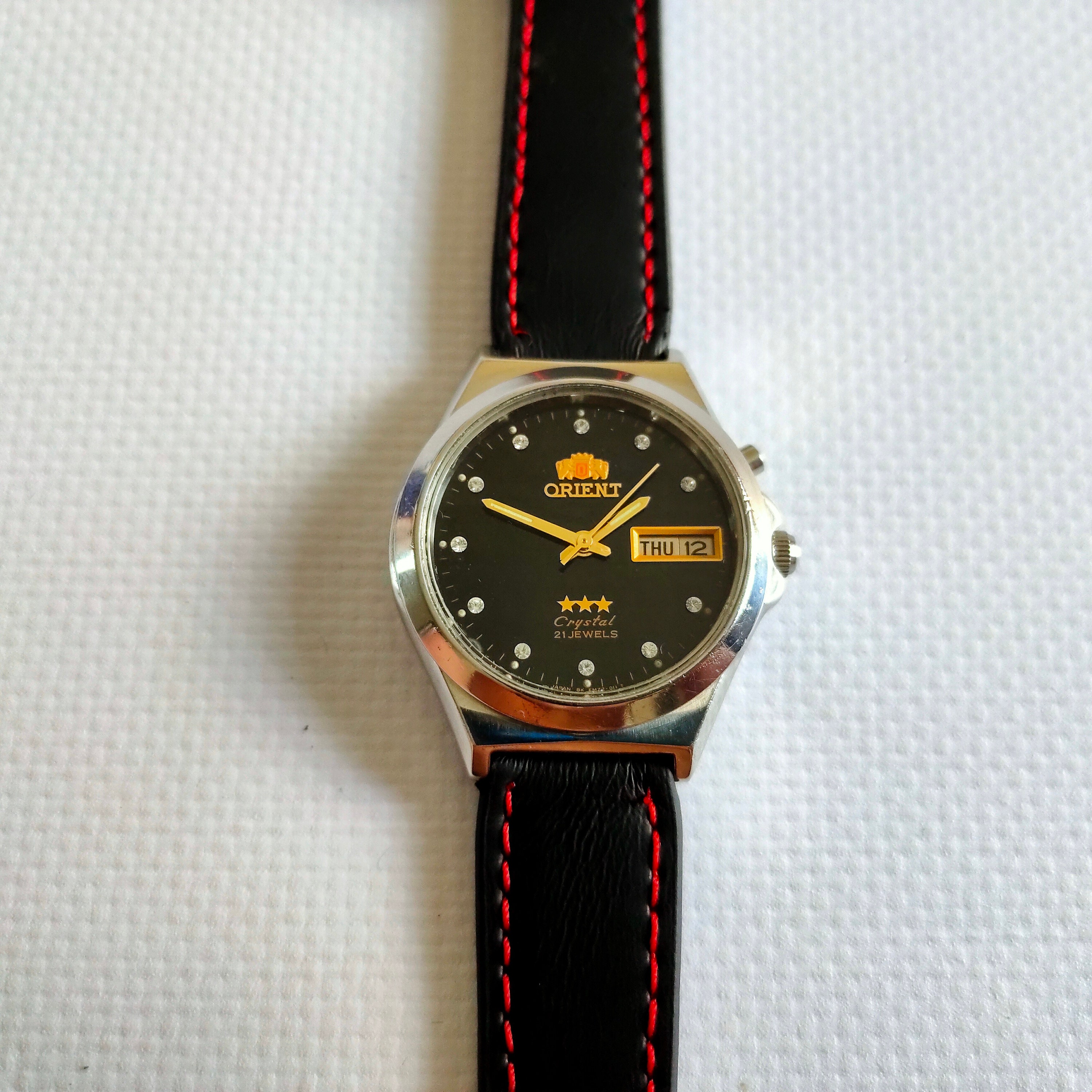 オリエント自動巻き腕時計、ヴィンテージオリエント、機械式自動巻き