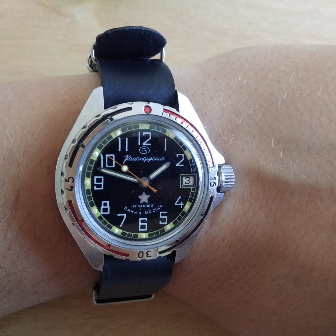 Rare Vostok Komandirskie Watch, Vintage Watch, Men Watch
