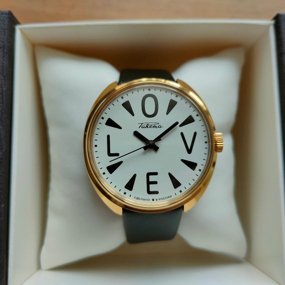 Raketa Big ZERO LOVE 腕時計、Rekta Big LOVE、希少なビッグゼロ 