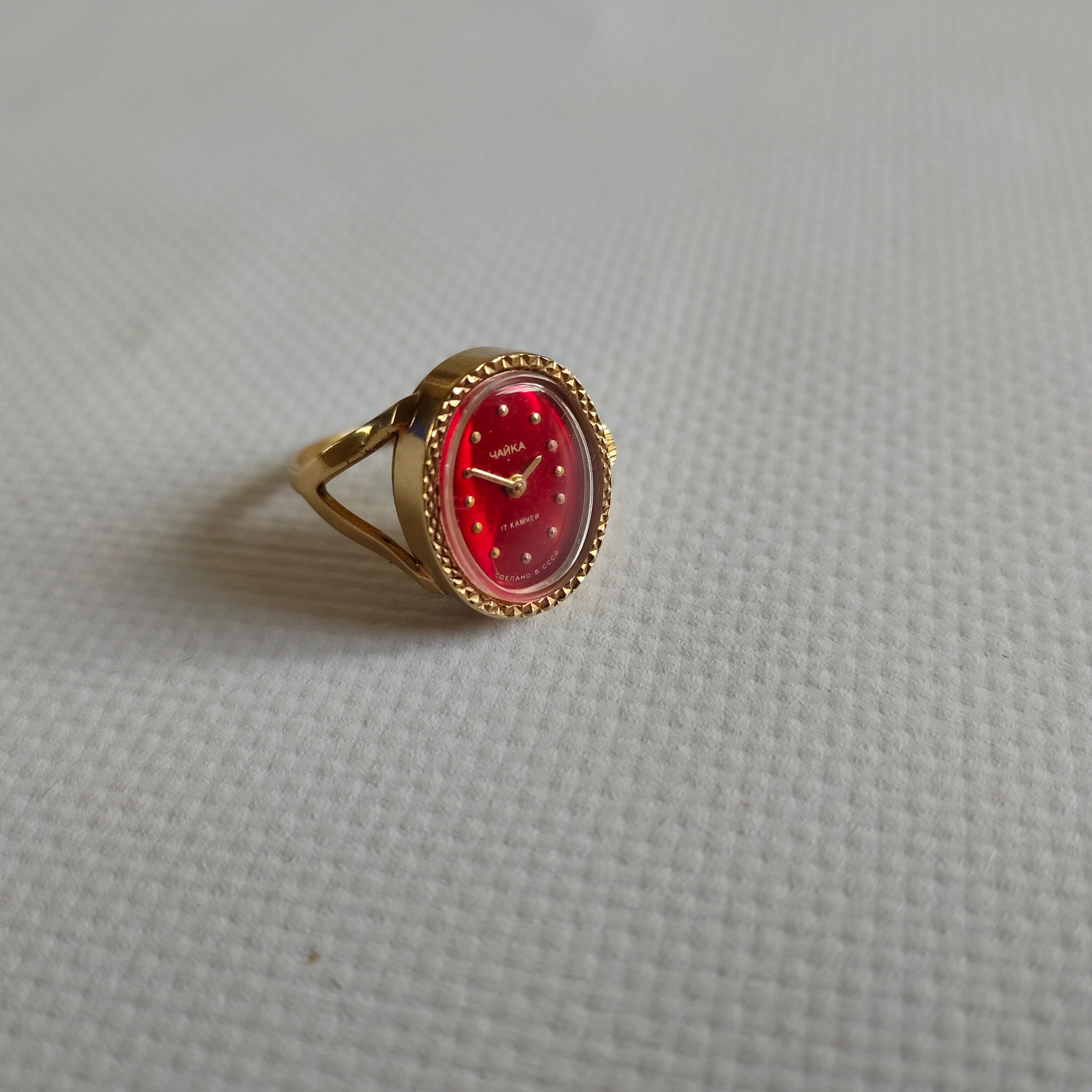Womens watches Ring watch red watch red ring finger ring Etsy