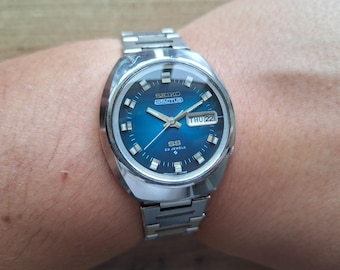 Rare SEIKO 5 Actus SS Ref. 6106-7590, Vintage Classic Japan Watch