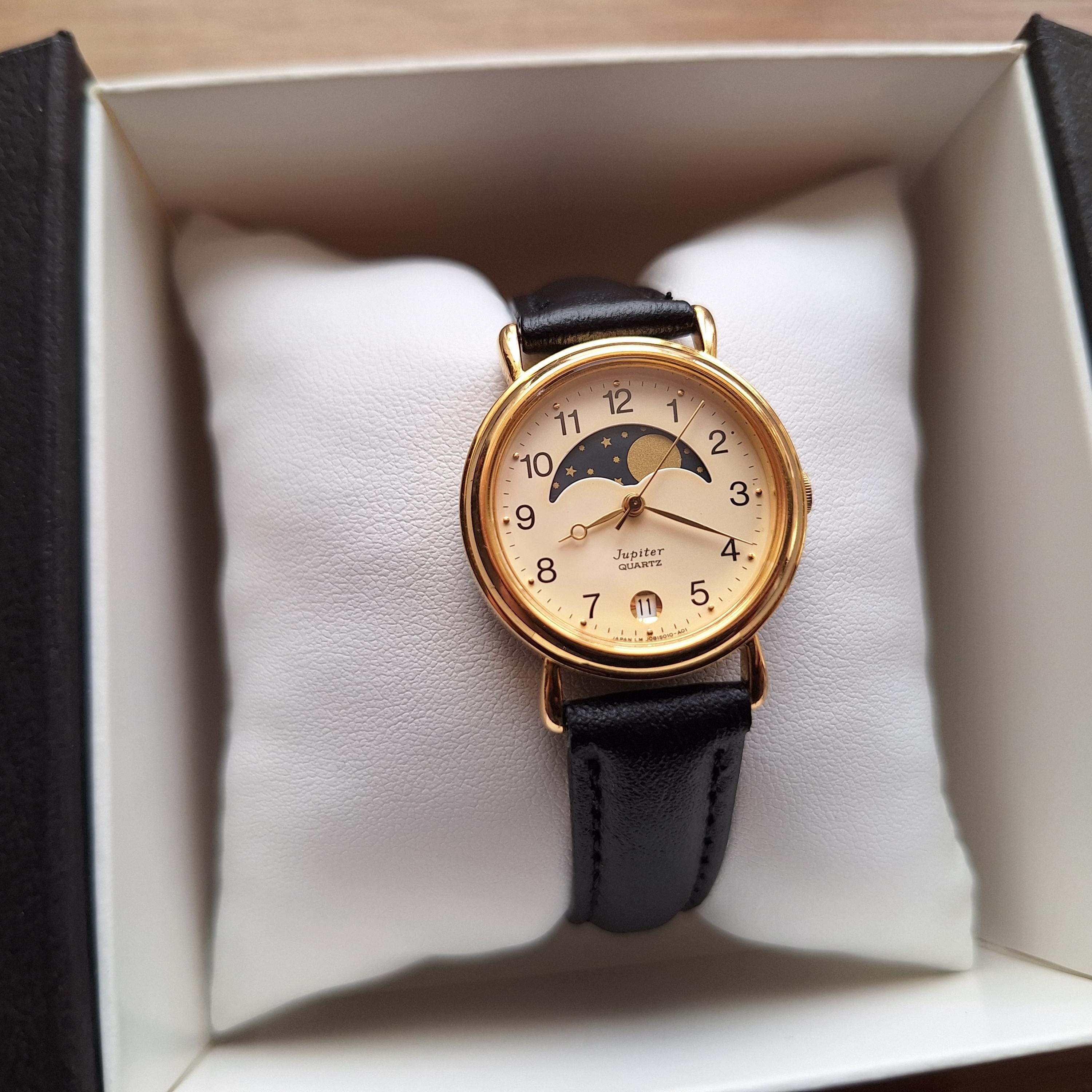 Orient Jupiter Moonphase Watch, Quartz Watch, White Watch
