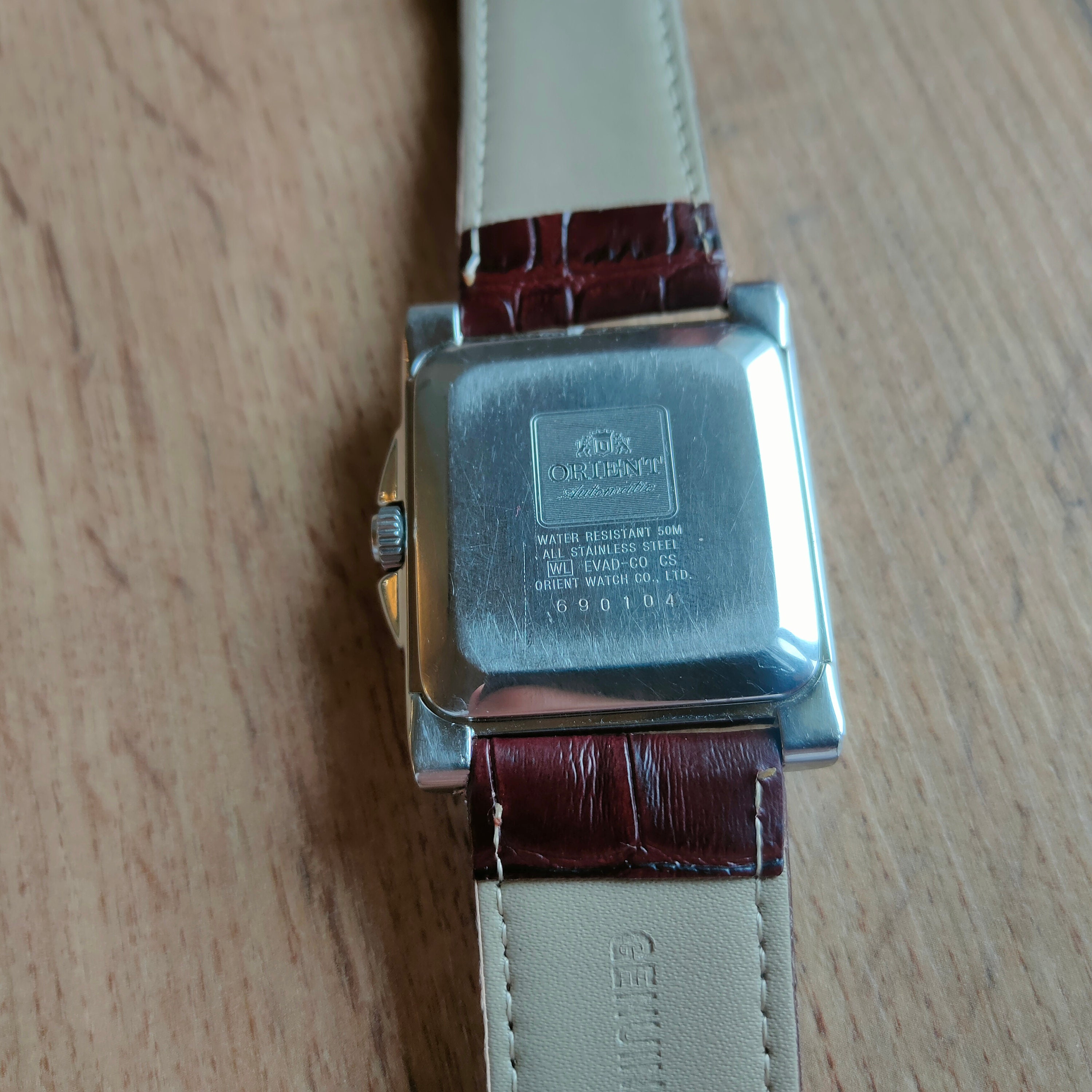 Large Orient Watch Blue Watch Automatic Watch Vintage Orient Watch Day and Date Calendar Etsy