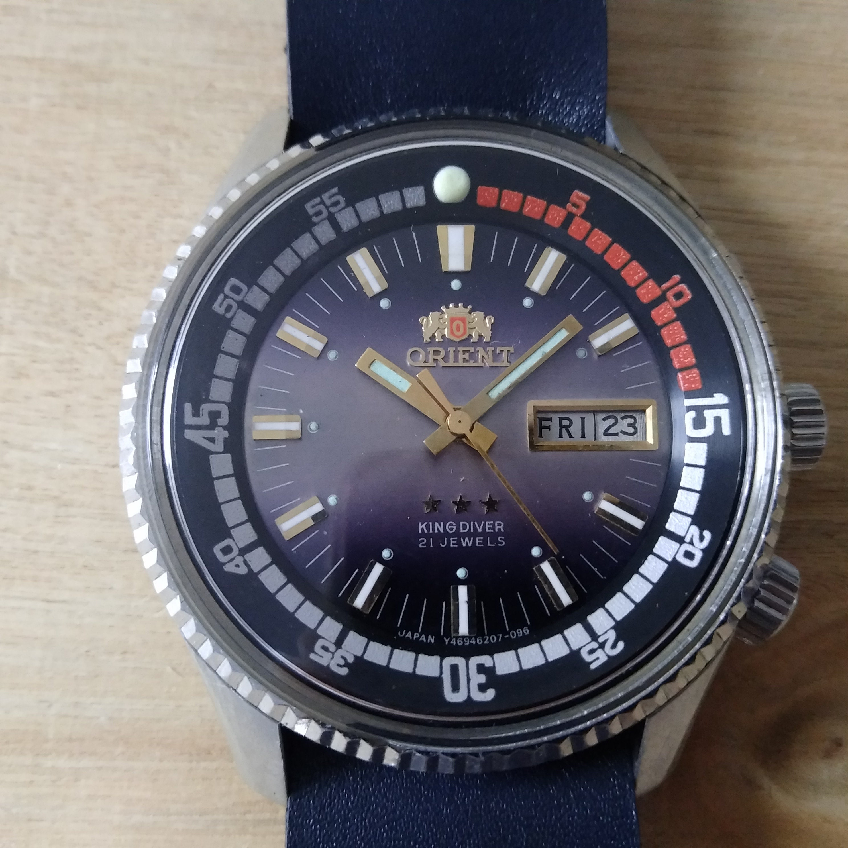 Vintage Orient King Diver, Mechanical Automatic Watch, Japan