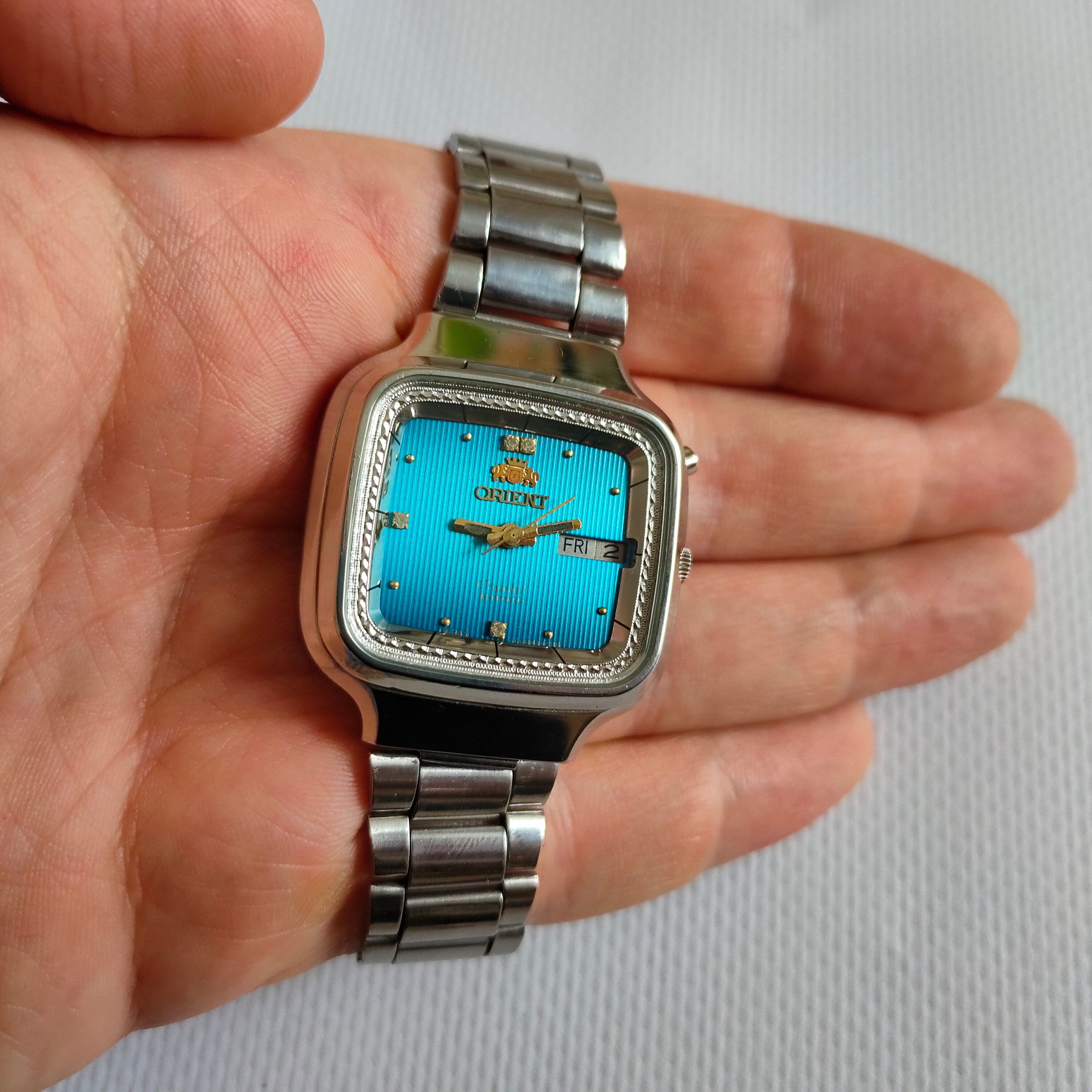 Rare Orient Freza Vintage Watch Automatic Watch Blue Watch | Etsy