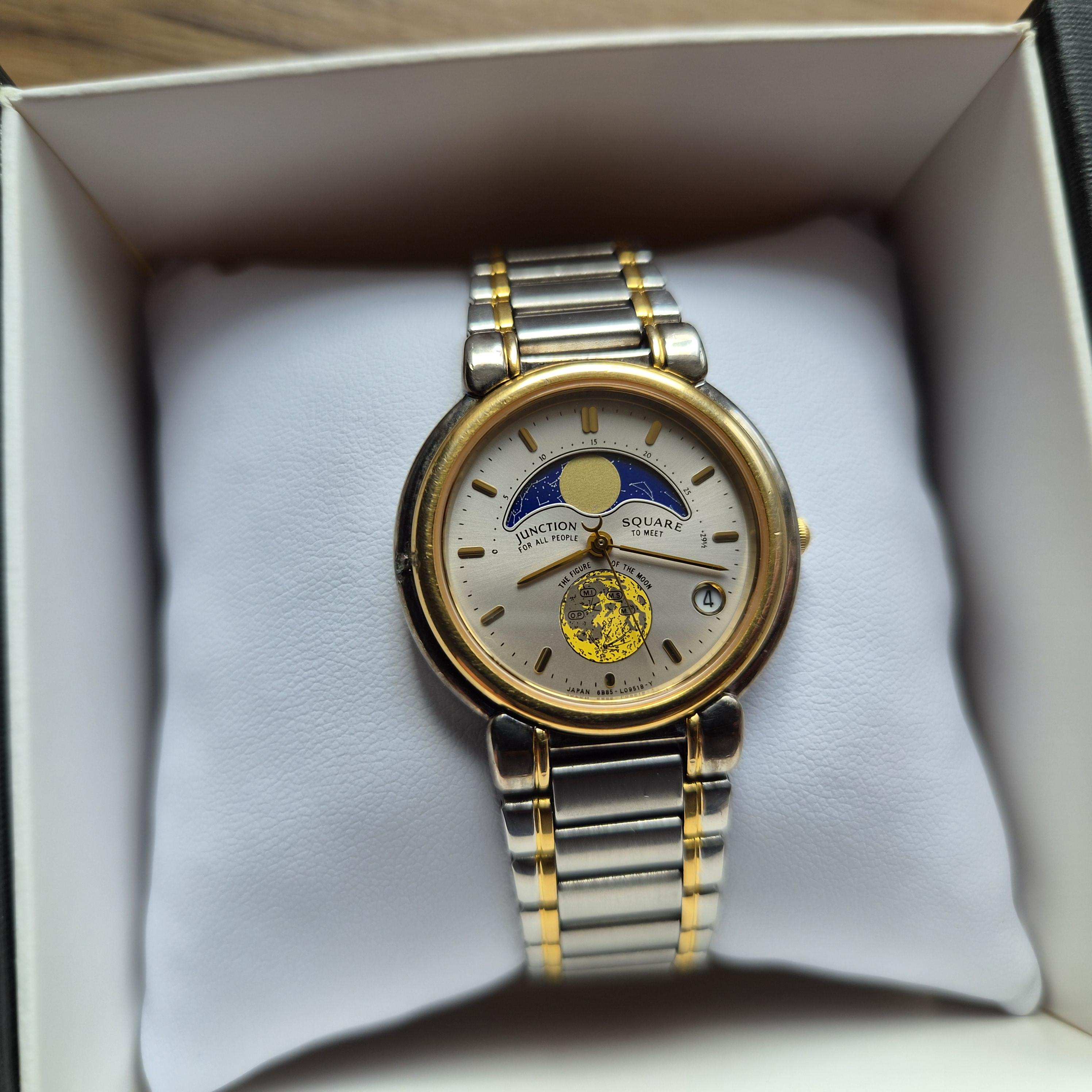 Citizen Vega Junction Quartz Watch With Real Moon Phases Calendar