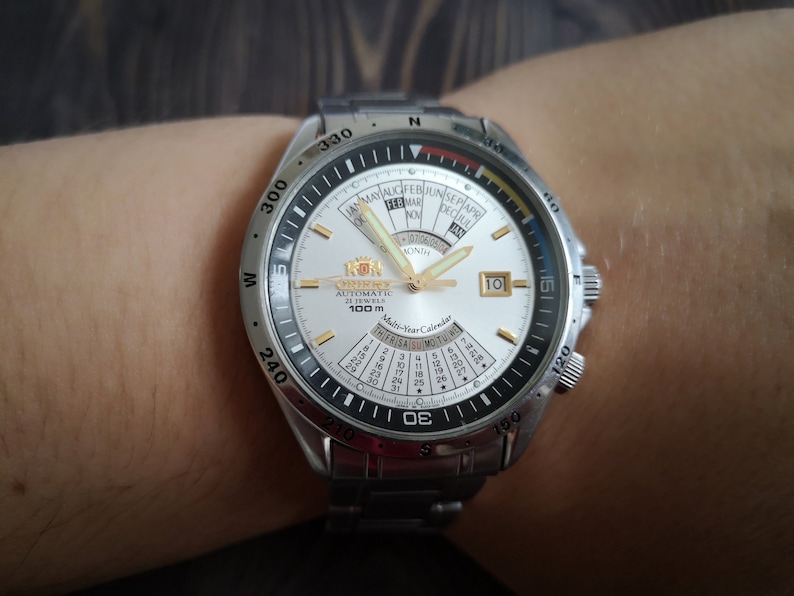 Vintage Orient College ewigen Kalender automatische Uhr 21 - Etsy.de