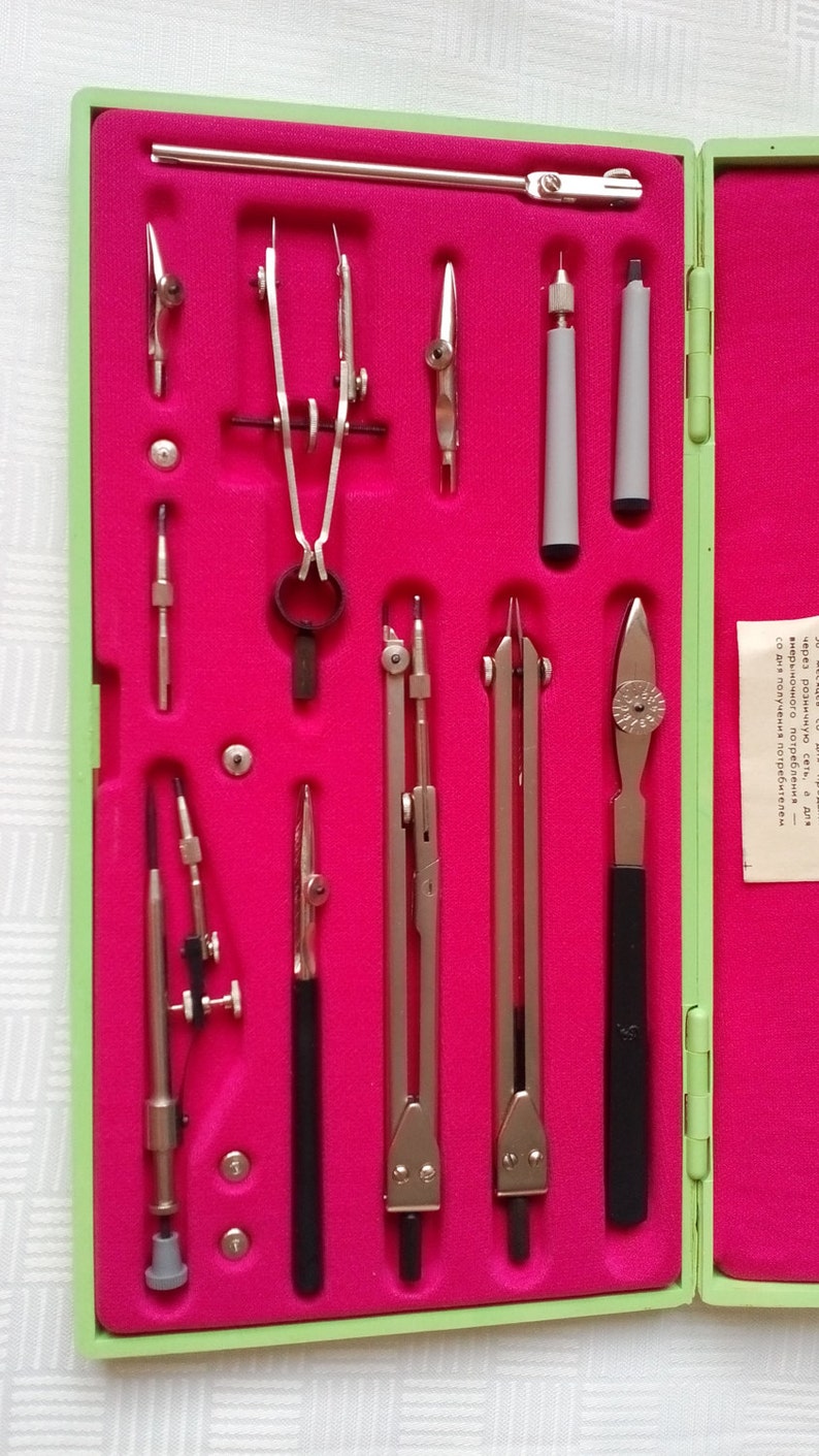 Professional Drawing Set Drafting tools Drafting Set Etsy