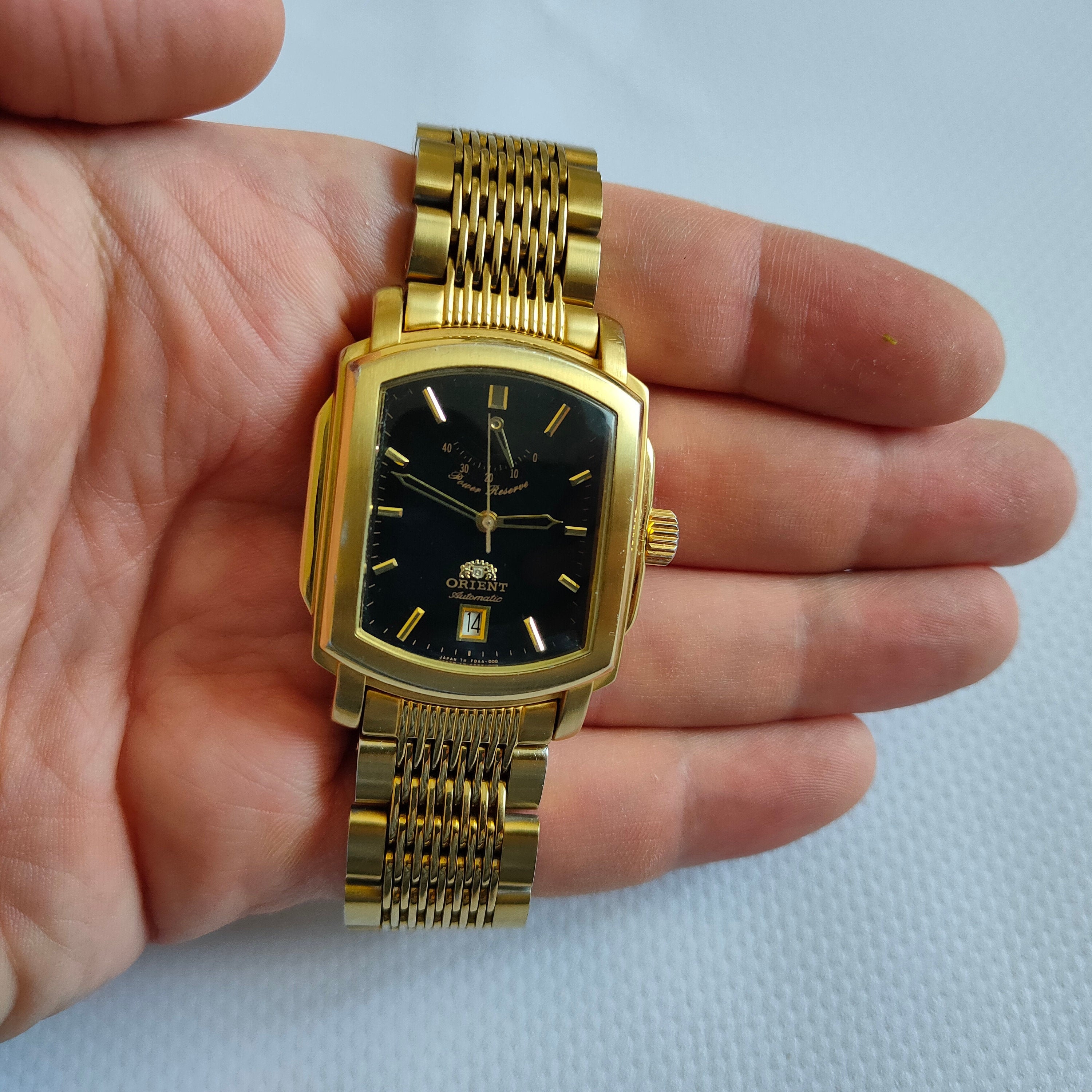 Orient gold watch best sale