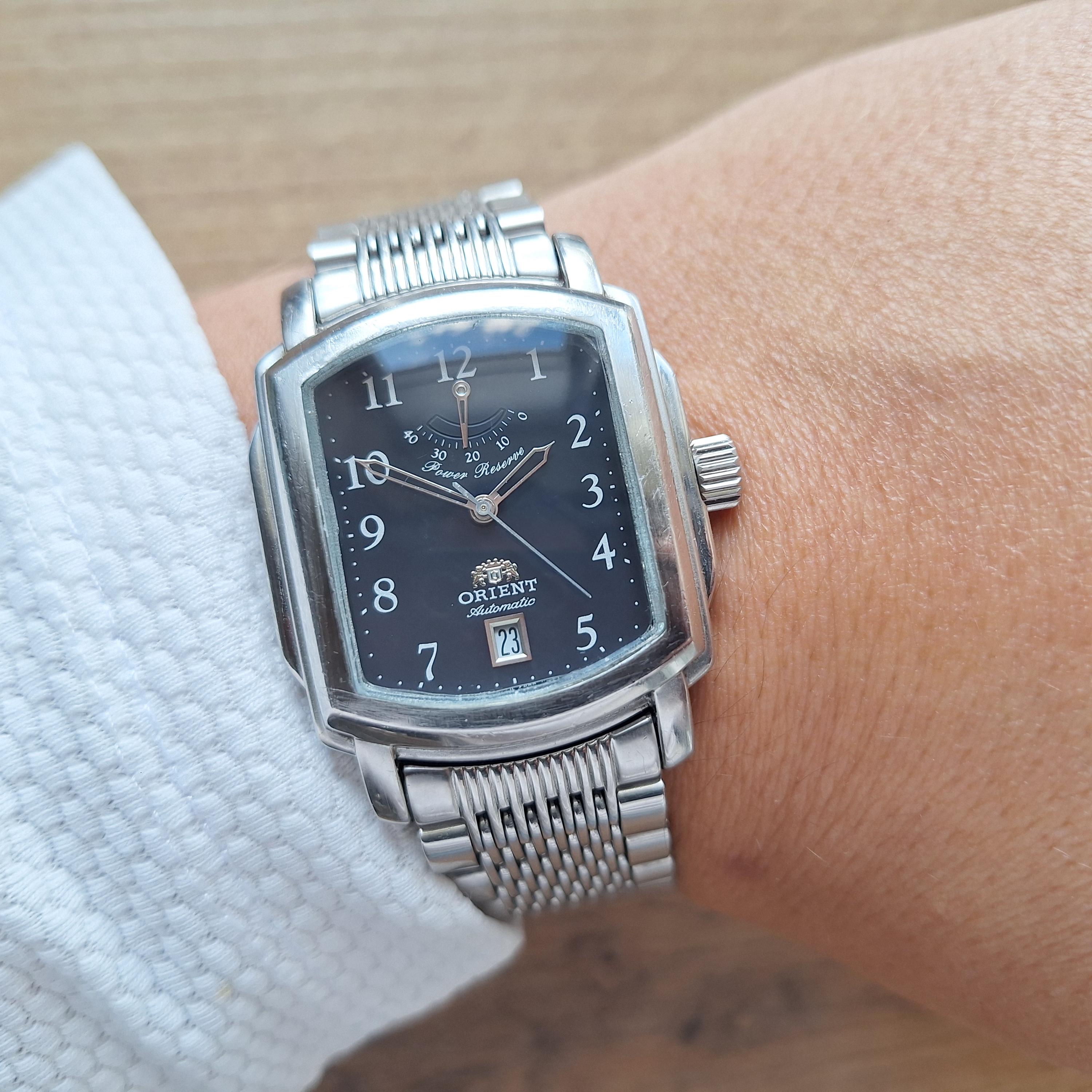Orient Power Reserve Watch, Orient Open Heart, Square Orient Watch