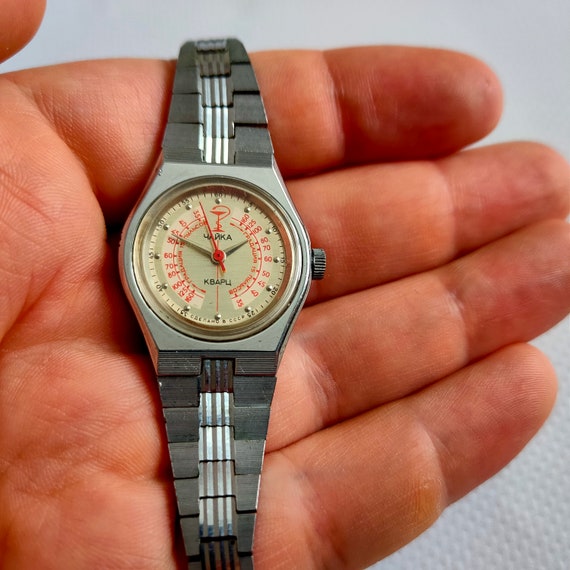 Chaika Pulsometer Watch Rare Soviet Watch With Pulse Meter Scale