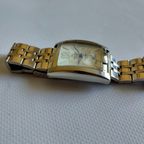 Large Orient watch, white watch, Automatic Watch,… - image 8