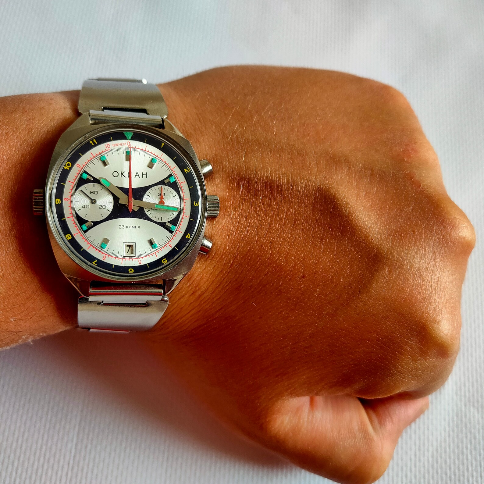 POLJOT Chronograph OKEAN watch poljot Sturmanskie poljot Etsy