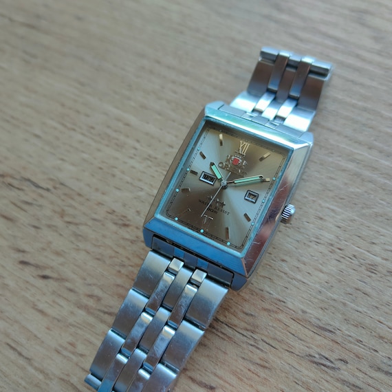 Square Orient watch, Automatic mechanical watch, … - image 5
