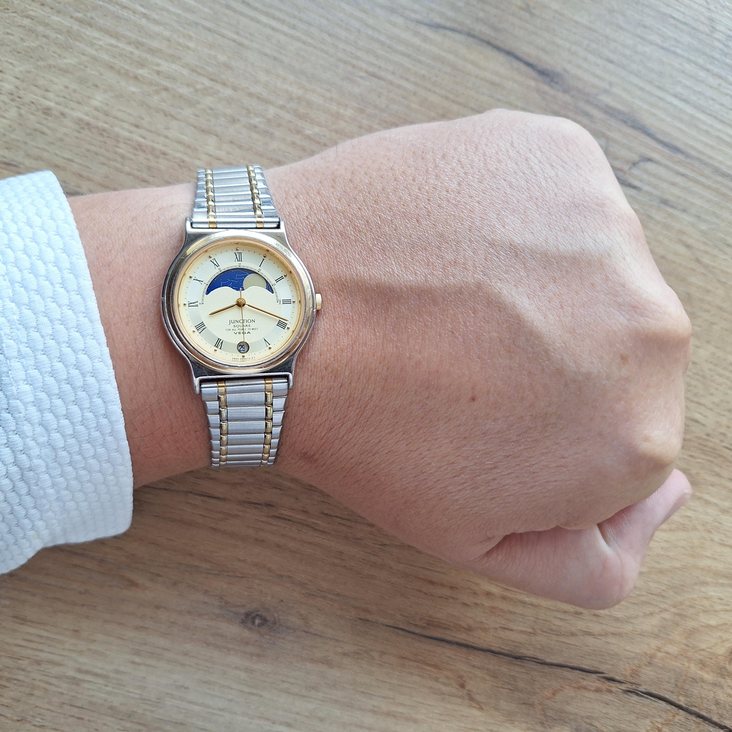 Citizen Vega Junction Square Quartz Watch With Moon Phases