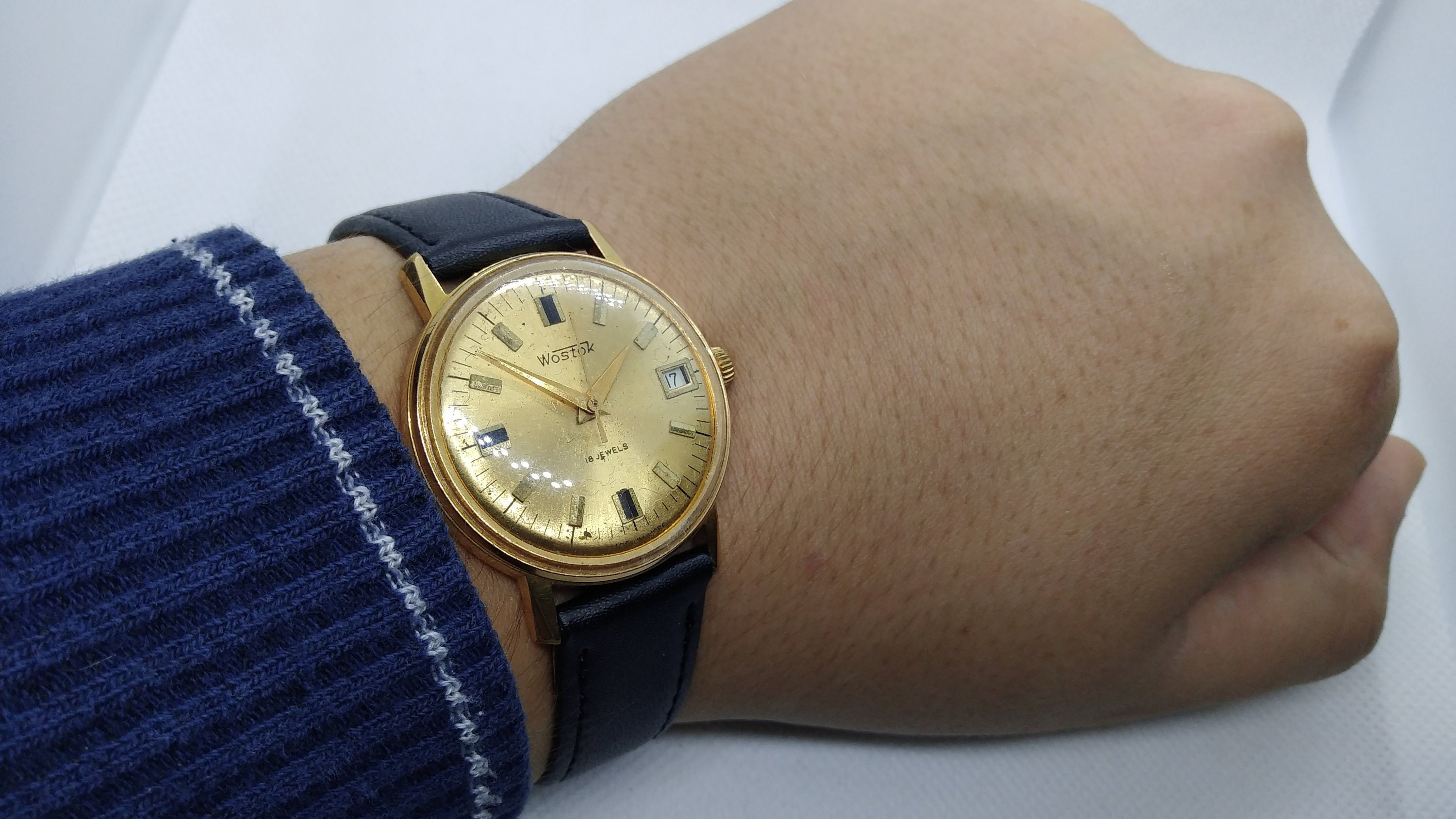 Reloj Wostok vintage reloj Vostok reloj mecanico reloj sovietico con fecha Etsy Mexico