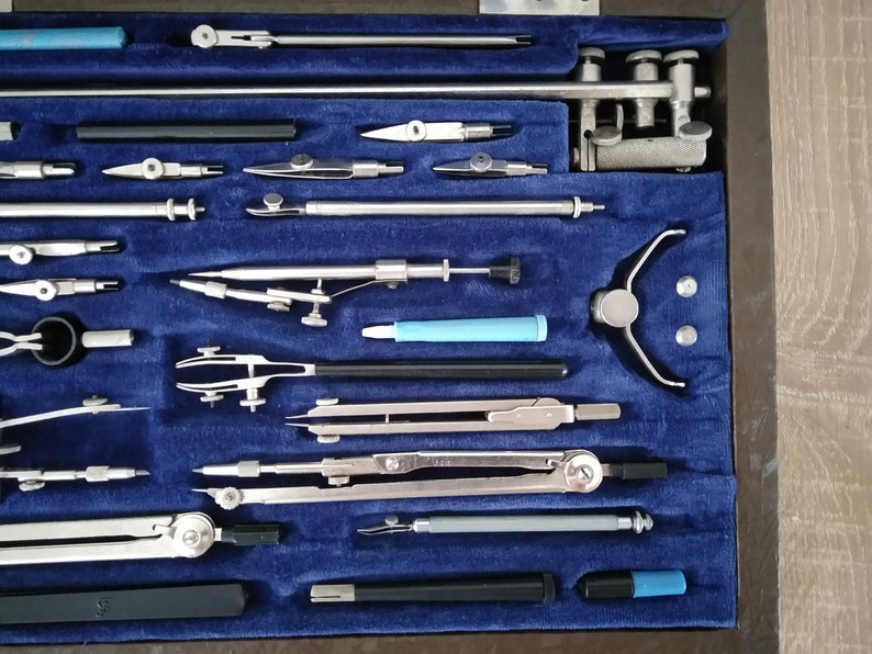 Professional Drawing Set Drafting tools Drafting Set Etsy